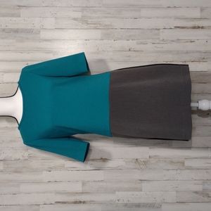 Eliza J Color Block Dress